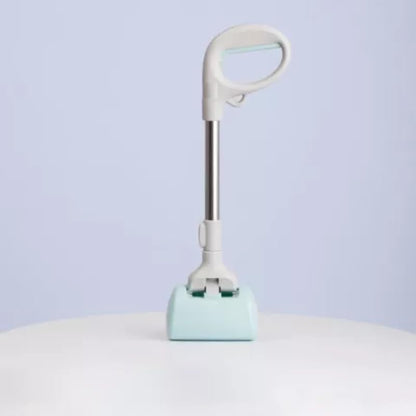 Portable Dog Poop Scooper, Durable Long Handle Dog Poop Picker, Foldable Dog Waste Pick Up Shovel for Outdoor Walking
