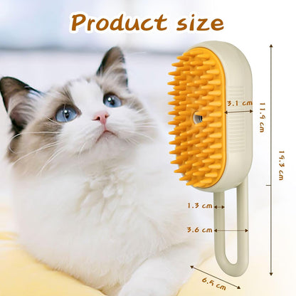 3-in-1 Steam Spray Brush for Dogs