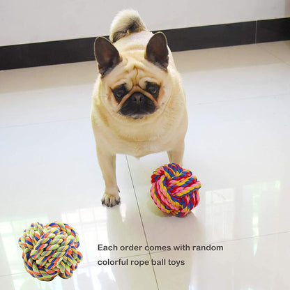 Rope Ball Toy, Tough Cotton Chew for Medium/Large Breeds