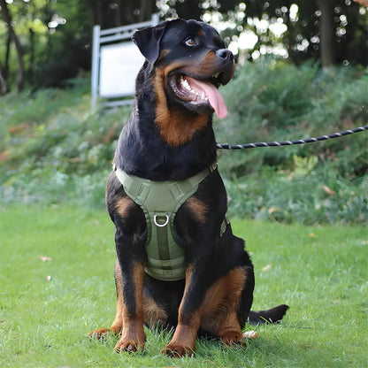 Tactical Dog Harness No-Pull Heavy Duty, Adjustable with Easy Handle (Large Size Dogs)